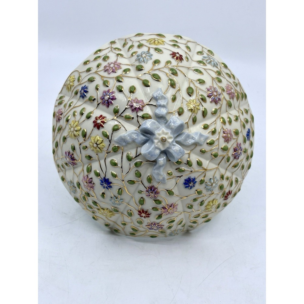 Lenox‎ Porcelain 24kg Trim Umbrella April Showers Butterflies Flowers Parvaneh - Picture 9 of 11